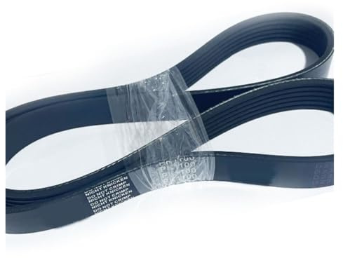 1 Pc V-ribbed Belt, 490J/495J/500J PJ1245/1257/1270 Micro 4-Rib 5-Rib 6-Rib Ribbed Poly-V Belt Transmission Belt HWWEI(PJ1245=490J 6peaks)