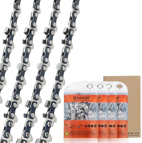 SAVIOR Sågkedja för 4 tum svärd 1/4 tum LP 1,1 mm 28 TG, motorsågskedja kompatibel med Stihl
