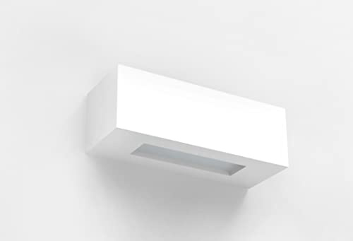 Applique murale LED G9 22 x 7 cm en résine de plâtre W3027A (sans ampoule)