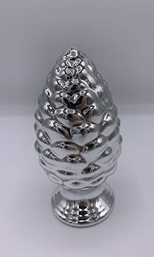 Hermann Bauer jun. Kollektion Deko-Pinienzapfen auf Fuß (kleine Variante, 14 cm)
