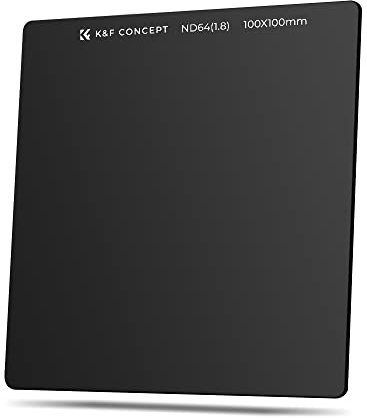 K&F Concept Nano-X Rechteckfilter ND64(6 Stop) 100x100mm Square Filter Graufilter aus Optisches Glas