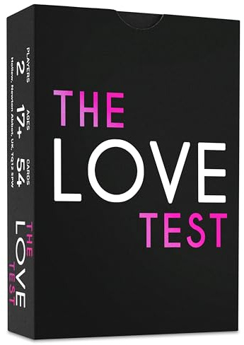 Couples Games The Love Test for Valentines Day, an Adult Card Game and Gift for Anniversary, Date Night Ideas, Partner Relationship Building, Wedding Gift Ideas for Him & Her, Boy Girl, Women and Men