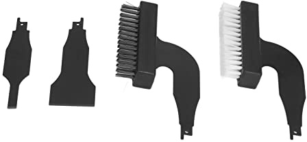 Pala de Cepillo para Quitar óxido, 4 Piezas Juego de Pala de Cepillo para Quitar óxido Cepillos Abrasivos de Alambre de Nailon Hoja Recíproca Herramienta de Limpieza de Sierra de Sable, Cepillos de Co