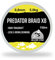 Major Fish Predator Braid 8-Fach geflochtene Angelschnur Lemon Yellow 150 Meter 0.08 mm - 5 kg