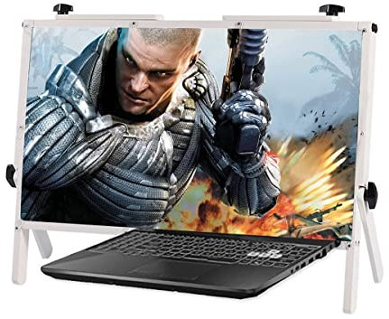 LEIYTFE 22-Zoll-Computer-Bildschirmlupe 2022 Verbesserter Bildschirmvergrößerer Für 14/15/16/17/18/20/21 Zoll Laptop/Tablet/Telefon, Winkelverstellbare Halterung, Verwendung Für Office-Spielfilme