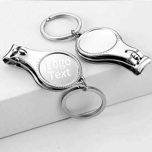 80pcs Regali personalizzati LOGO personalizzato Portachiavi con foto Apribottiglie di birra in alluminio Tagliaunghie Bomboniere per la festa nuziale, Decorazione Apribottiglie Favore di partito Re