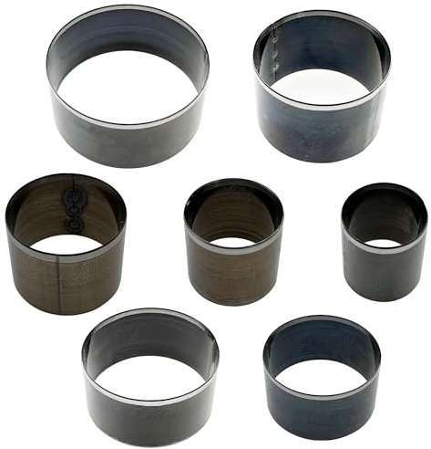 JMZLLRX Juego de Troqueles de Corte para Cuero de 7 Piezas, Troquel Redondo Perforadora de Piel Perforadora de Acero para Artesanía de Cuero de Metal Para Manualidades de Cuero