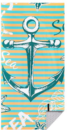 KUOGAS Telo Mare xxl 200×100 cm, Asciugamano Grande In Microfibra Ad Asciugatura Rapida, Telo Bagno Senza Sabbia, Coperta Da Spiaggia Donna