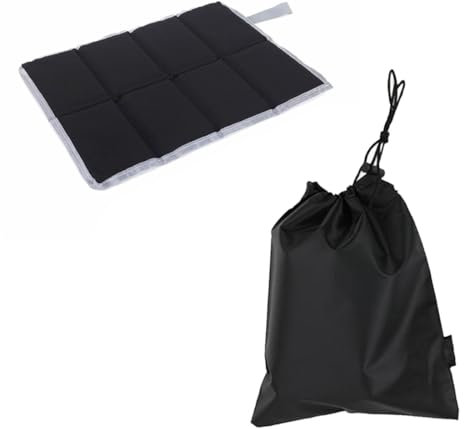 SGERUFZ 1 Pcs Pack Faltbare Outdoor Sitzkissen mit Wasserabweisender Sitzunterlage inkl. 1 Aufbewahrungstaschen Ideal für Camping Wandern Picknick und Outdoor-Spielplatz