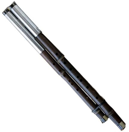 Bambusflöte Professionelles Querflöte Doppelpfeifen BambusflöteFlöte Bau Musikinstrumente(C key and G key)