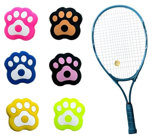 Tennis Racket Dampeners,Biluer 6 PCS Vibration Dampeners Shock Absorber Tennis Vibration Accessories Racket