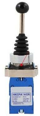 Interruptor con palanca de mandos XD2 serie HKC, monopalanca, interruptor maestro cruzado basculante, 2 vías, 4 vías, reinicio automático, bloqueo automático, 2NO, 4NO, tamaño del orificio 22mm(4 way