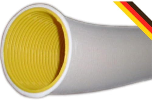 Doubleyou Geovlies & Baustoffe | Drainage | Drainagerohr Set mit Filterschlauch | DN80 Gelocht | 5 Meter | Flexibles PVC-U Dränrohr | DIN 1187 | Effektive Entwässerung für Keller, Garten und mehr...