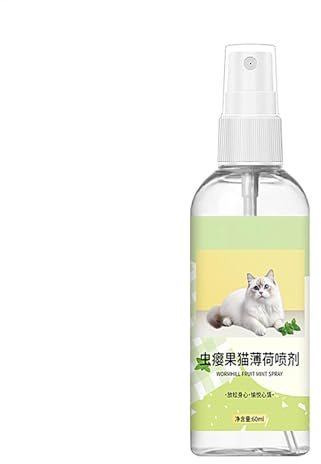 Spray d'herbe à chat – Brume interactive d'herbe à chat | Spray attrayant pour chats, 60 ml Spray naturel pour chats et chatons d'intérieur, brume pour soulager le stress