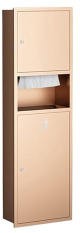 OOMRNV Eingelassene Duschnische, wasserdichte Badezimmerregale Mit Händetrockner, Toilettenpapier-Mülleimer-Aufbewahrungsnischen Für Die Küche Zu Hause Im Schlafzimm,
