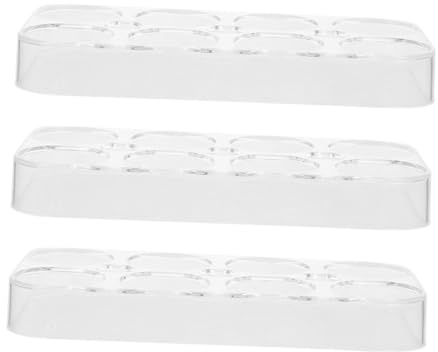 Boîte de Rangement pour Œufs 4 Pièces Pp 8 Compartiments Réfrigérateur | Empilable, Design Compact et Détachable, Nettoyage Facile, Usage sur Plan de Travail Cuisine