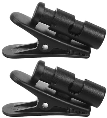 GATHINESS Cable Management Fixed Wire Clips 2pcs Plastic Cord Holders for Earphone Wire and Headphone Wire, Versatile Use in Sports Activities
