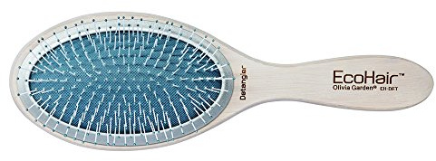 Olivia Garden EcoHair Paddle Detangler - Brosse Ecologique en Bambou pour Démêler