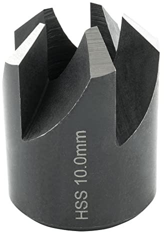 ENT 50510 Svasatore a pressione HSS, diametro (d) 10 mm, D 20 mm, E 90°, GL 25 mm, destra