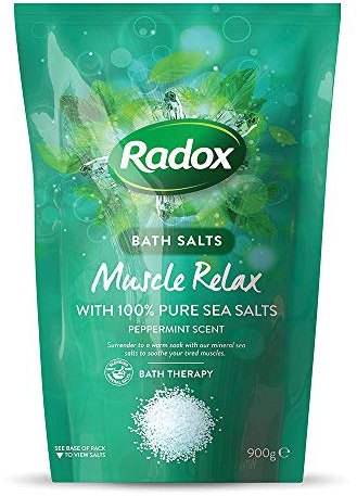 Radox Muscle Relax Peppermint Bath Salts, 900g