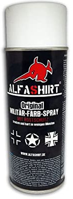 Militär Sprayfarben Farbspray Lack RAL Farben Bundeswehr Restaurieren, RAL Farben:RAL 9010 Reinweiß matt