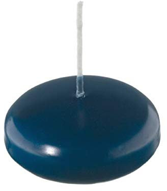 Kopschitz Schwimmkerzen Blau Petrol 55 x Ø 80 mm, 8 Stück, XXL Schwimmkerzen