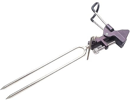 BESPORTBLE Stainless Steel Fishing Chair Umbrella Stand Adjustable Clamp for Chair Fishing Pole Umbrella Support