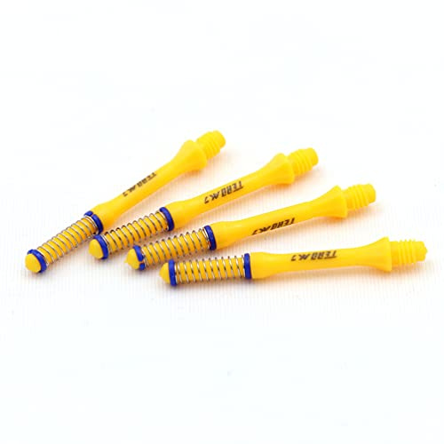 CUESOUL TERO AK7 Dart Shafts Eingebautes Federteleskop für Stahlspitzenpfeile und weiche Spitzpfeile, 4er-Set