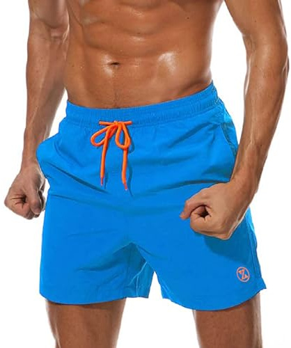 ZOXOZ Bañadores para Hombre con Bolsillo Surferos Impermeable Secado Rápido con Forro de Malla