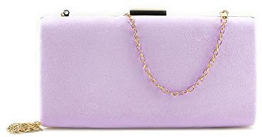 MODELISA - Bolso de Noche Clutch De Mano Fiesta Mujer (Lila Claro)