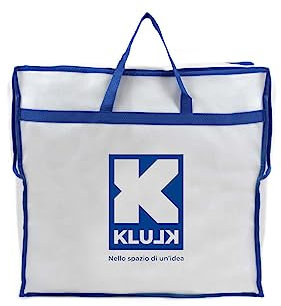 KLULK Piumino D'oca Aspen Matrimoniale 4 Stagioni, Imbottitura 50% Piumino-50% Piumette, Fodera 100% Cotone, Misure 250x200 cm