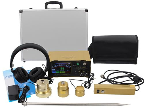 Cashwise Detector Profesional de Fugas de Agua subterránea, Sensor de geófono de Fugas de Agua, Sensor de Fugas de Agua preciso y confiable para la construcción de sitios domésticos, Profundidad