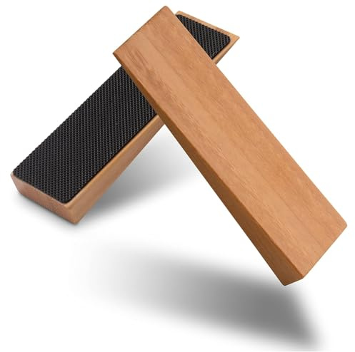 SSKHE Türstopper Rutschfest, 2 Stück Power Türkeil Rutschfest Holz Türstopper mit Gummi, für Alle Arten von Türen