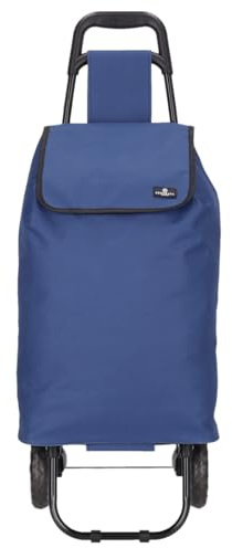 Kenorada Einkaufstrolley Bermuda | praktischer Einkaufs Trolley mit Zwei stabilen Leichtlaufrollen | komplett zusammenklappbar | belastbar bis 25 kg | einfache Montage