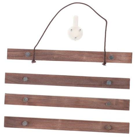BELLIFFY 1satz Holz Magnetischer Aufhänger Für Poster Und Bilder Multifunktionale Wanddekoration Edlem Nussbaumholz Mit Integrierten Magneten Für Kunstwerke Fotos Und Stoffe
