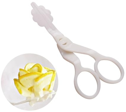 Garneck Flower Scissor Cake Decorating Tool Fondant Scissors for Cream Flower Transfer Sugarcraft Gumpaste Modelling for Beginners Holiday Baking Decor