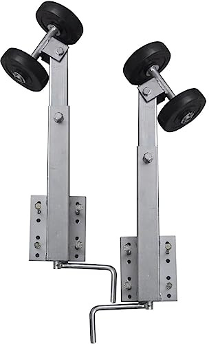 Fregramei Set of 2 Boat Trailer Double Roller Bow Support, Max. Load Capacity: 551.2 lb, Height: 23.2-33.1,-228