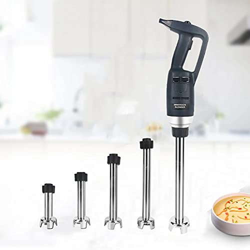 Eje de licuadora de inmersión de acero inoxidable de grado comercial para batidora de mano, diseño desmontable para uso doméstico y profesional, 250 mm