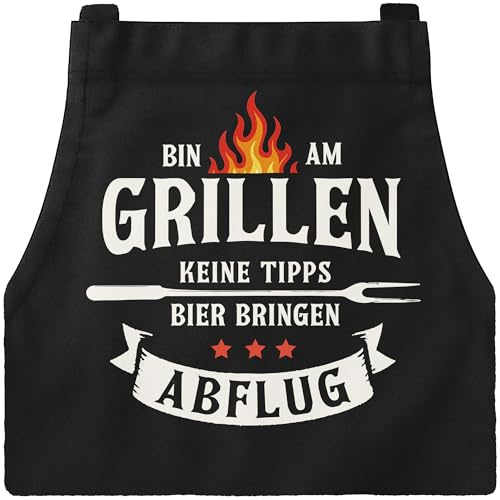 MoonWorks® Küchen-Schürze mit Namen Alter Kochschürze Vintage-Design personalisierte Geschenke Geburtstag