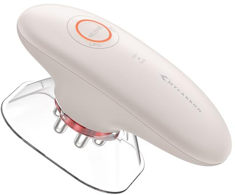 MYCARBON Masajeador de Ventosas con Masaje de Vacío, EMS, Luz Roja, Dispositivo de Masaje por Ventosas de Vacío para Anticelulítico Reafirma la Piel y Favorece la Circulación Sanguínea
