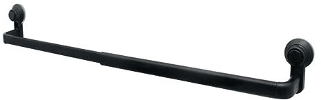 Gadpiparty 1pezzi Portasciugamani Ventosa Nero Senza Foratura Supporto Per Asciugamani Da Bagno e Cucina Facile Installazione Su Superfici Lisce e Piatte Resistente e Durevole
