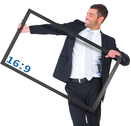 LMENGER 43 pollici 20 punti telaio touch a infrarossi, interfaccia USB interattiva IR Touch Screen Overlay Panel, Driver Free Intelligent, adatto per monitor TV e digital signage