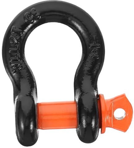 ABOOFAN Heavy Duty u Type Steel Tow Hook 2.0t Small Trailer Shackle Universal Car Front Tow Bar Towing Ring for Vehicle Recovery Random Color