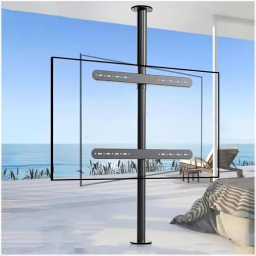 Support TV pivotant et réglable - Rotation à 360 degrés pour une visualisation optimale - S'adapte à la plupart des écrans LCD LED - Idéal pour l'installation au plafond, au sol, au mur, sur une