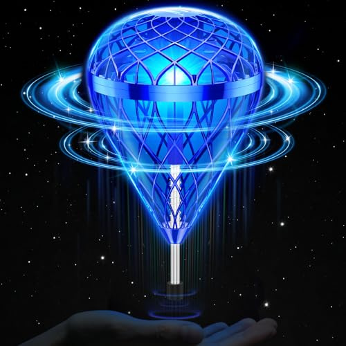 PKBOSS Flying Orb Ball Fallschirm Spielzeug, 360 ° Rotating Magic Hover Spinner, Schwebender Ball Cool Fliegender Spielzeug für 6 7 8 9 10 11 12+ Jahre alte Jungen Mädchen Teenager Outdoor