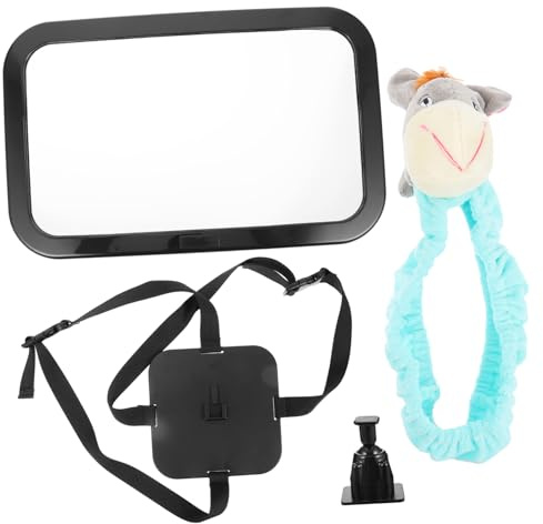 FUNNETOYU Specchietto Auto per Osservazione Sedile Posteriore Stabile e Materiali Sicuri Facile da Installare Design Resistente e Pratico