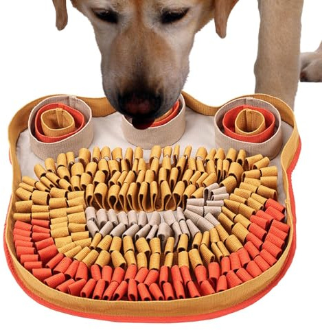 Zyntora Tappetino Da Annusare | 49 x 49 cm Gioco Puzzle Anti Noia,Tappeto per Gioco Olfattivo e Alimentazione Arricchiente,per Interno Esterno Casa Soggiorno, Cuccioli Animali Domestici Razze Piccole