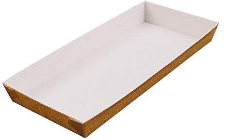 Pro DP 300 Einwegbackformen Papierbackformen Einmal Backform Papier mit Backtrenn Funktion 236x98x25mm - Inkl. Verpackungslizenz in D