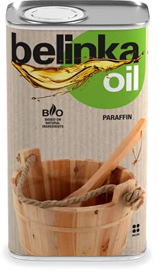 BELINKA Pflegeöl für die Sauna - 0,5 Liter Saunaöl - Natürliches Pflegeöl zum Schutz von Saunaholz - Schützt das Holz