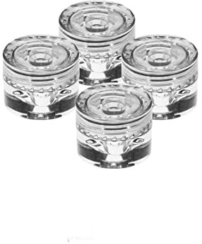 HALOTEC |Pack 4 Fermacavi da Parete per Cavo Tessile | Colore Trasparente | Fermacavi da Parete o Soffitto | Sicurezza e Fissaggio | Decorazione per Cavi Elettrici di Lampade